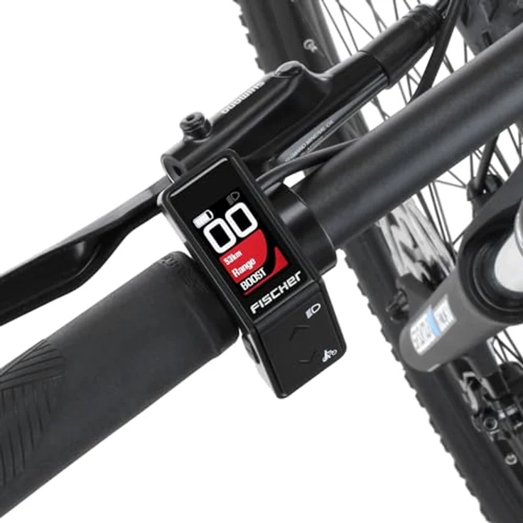 FISCHER E-Bike MTB MONTIS 2.2 ACTIVE, 43 cm Rahmenhöhe, 688 Wh Akku, Hinterradmotor, Kettenschaltung, pine shadow green Matt – Bild 7