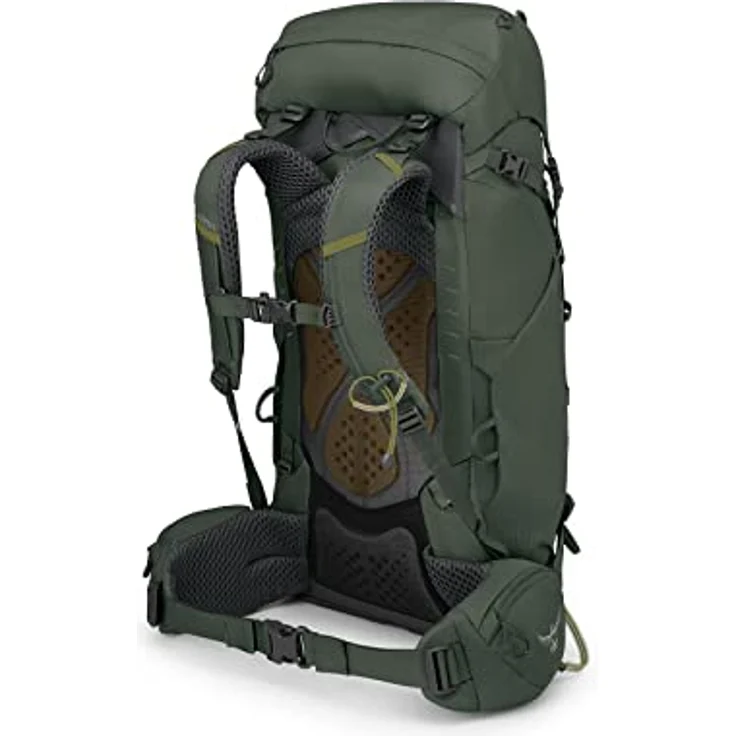 Osprey Kestrel 38 Bonsai Green S/M, Wanderrucksack mit integrierter Regenhülle und verstellbarer AirScape Rückenplatte – Bild 4