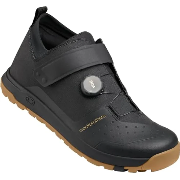 Crankbrothers Stamp Trail Schuh, BOA, flach, black/gold/gum, Größe 44 (EU) | 10.5 (US) – Bild 5