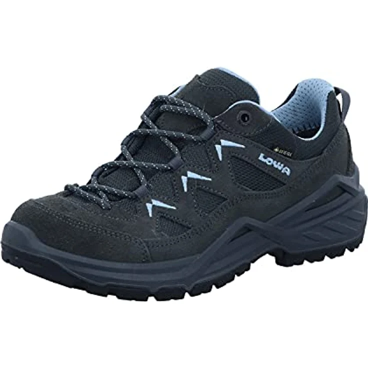 LOWA SIRKOS EVO GTX LO Damen, robuster Wanderschuh mit GORE-TEX-Futter, grau, Größe 39.5 – Bild 1