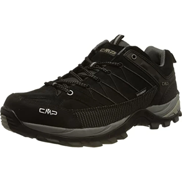 CMP Campagnolo Herren Wanderschuhe, robuste Outdoorschuhe, Kunstledereinlage, Schwarz, Größe 45 – Bild 1
