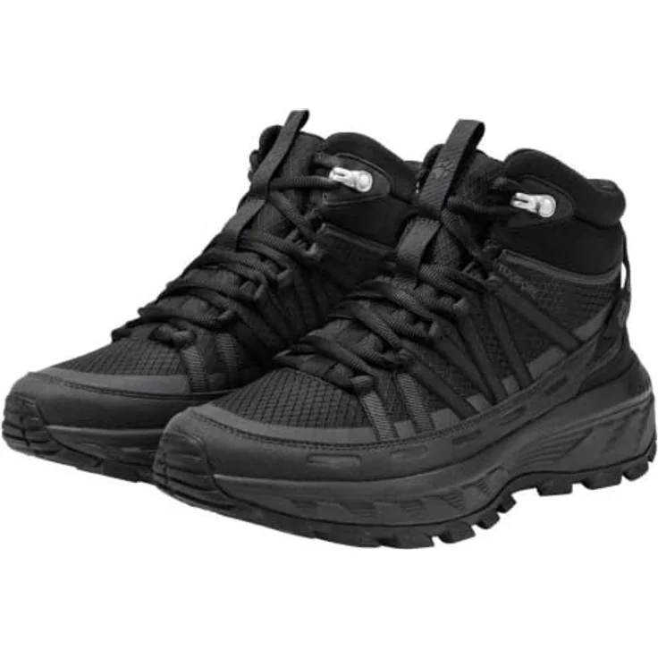 Jack Wolfskin Wild Hike Mid W, Wasserdichte Wanderstiefel mit EVA-Dämpfung und griffiger Gummiaußensohle, Schwarz – Bild 4
