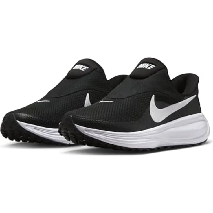 Nike Revolution 8 EasyOn, Damen Sneakers mit schaumstoffgepolsterter Mittelsohle, atmungsaktivem Mesh-Obermaterial, Schwarz, EU 38 US 7 – Bild 6