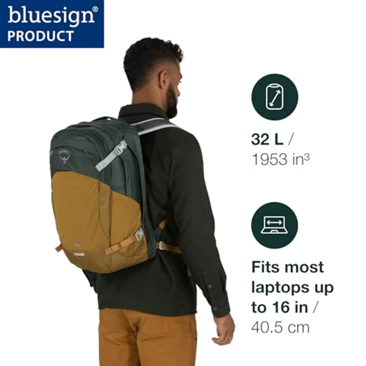 Osprey Nebula Rucksack für Lifestyle, unisex Black O/S mit gepolstertem Laptopfach und Wasserbeständigkeit – Bild 2
