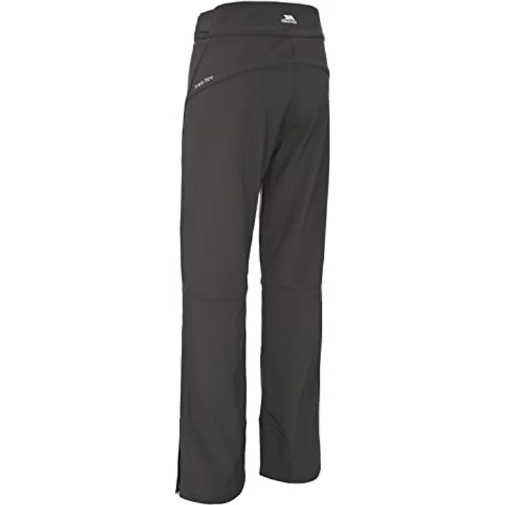 Trespass SQUIDGE II Damen Softshell Skihosen, wasserbeständig, atmungsaktiv, Schwarz, Größe S – Bild 2