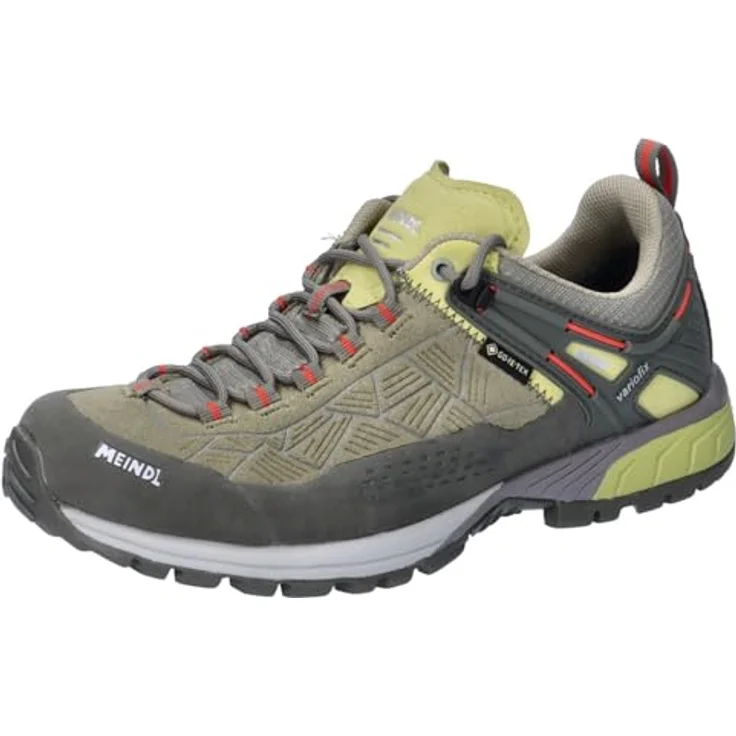 Meindl Top Trail Lady GTX, Damen Outdoorschuh in Grün und Gelb, wasserdicht mit GORE-TEX, herausnehmbares AIR-ACTIVE® Fußbett, griffige Multigrip® G5 Sohle – Bild 1