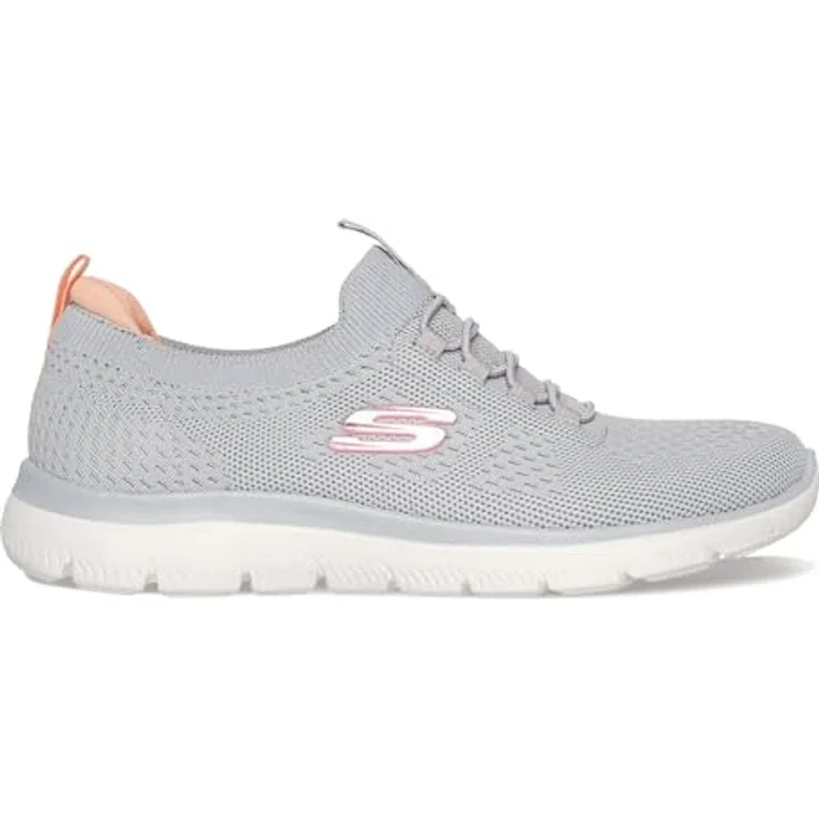 Skechers Sport Womens SUMMITS Sneakers, Laufschuhe für Damen mit Dämpfung und Komfort, grau – Bild 5