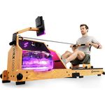 Sportstech Rudergerät WRX1000, klappbar mit moderner LCD-Anzeige und LED-Feedback