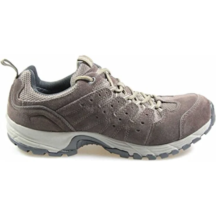 Meindl Herren Rapide GTX Wanderhalbschuh, dunkelbraun/marine, wasserdicht, Velourleder/Mesh, Größe 45 – Bild 5