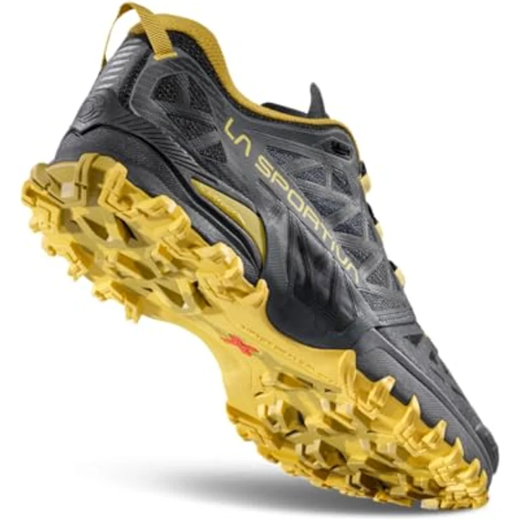 La Sportiva Bushido III, Herren Laufschuhe für Offroad-Gelände, Carbon/Bamboo, Größe 43 – Bild 6
