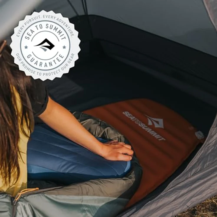 Sea To Summit Pursuit SI, Isomatte mit selbstaufblasender Funktion, braun, 0,775 kg, komfortabel und isolierend – Bild 7