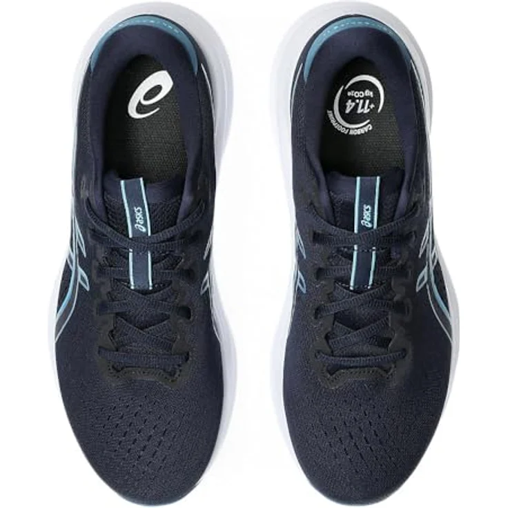ASICS Gel Excite 11, Neutralschuh mit Gel-Dämpfung und atmungsaktivem Mesh-Obermaterial, Midnight/Winter Sea, Herren, Größe 44.5 – Bild 3