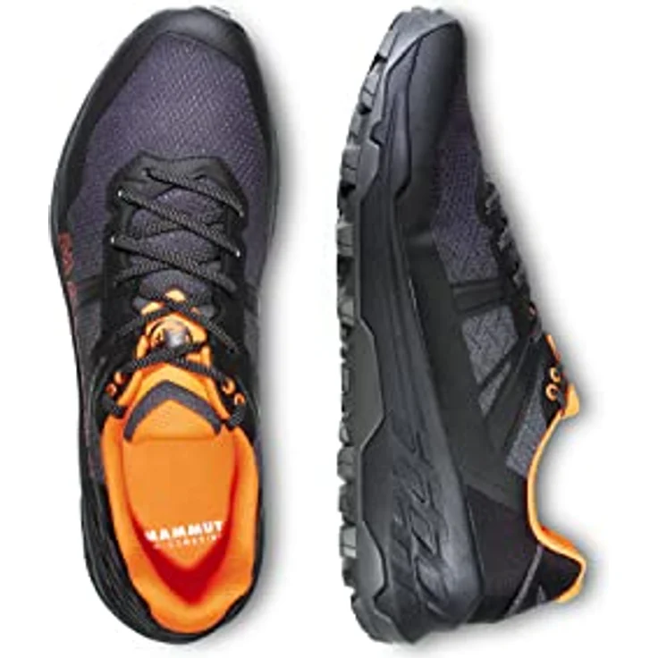 Mammut Sertig II Low GTX, Herren Wanderschuhe mit Gore-Tex® Anwendung, schrittdämpfender EVA-Zwischensohle, Schwarz – Bild 2