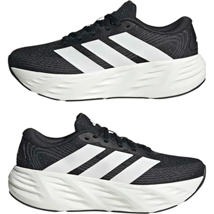 adidas Galaxy 8 Cloudfoam, Laufschuh mit leichter Dämpfung und atmungsaktivem Obermaterial, Weiß/Core Black/Cloud White/Grey Six – Bild 6