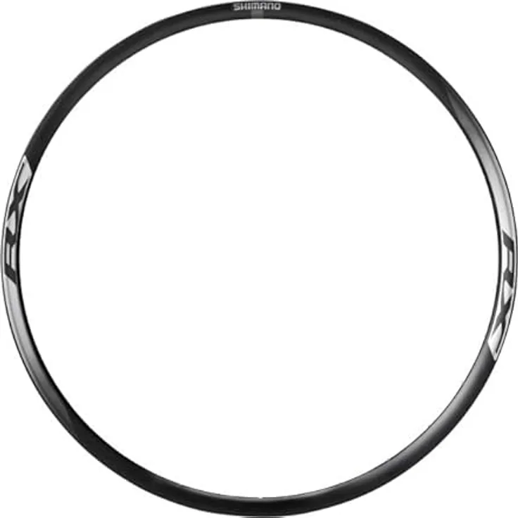 Shimano WH-RX010, robuste und langlebige 28" Fahrradfelge in Schwarz, optimal für Rennrad-Laufräder