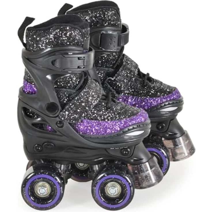 Byox Sparkle Roller Skates, Rollschuhe für Mädchen Größe L (38-41), pink, mit PU-Rädern und ABEC-5-Lagern, geeignet für Kinder ab 3 Jahren – Bild 3