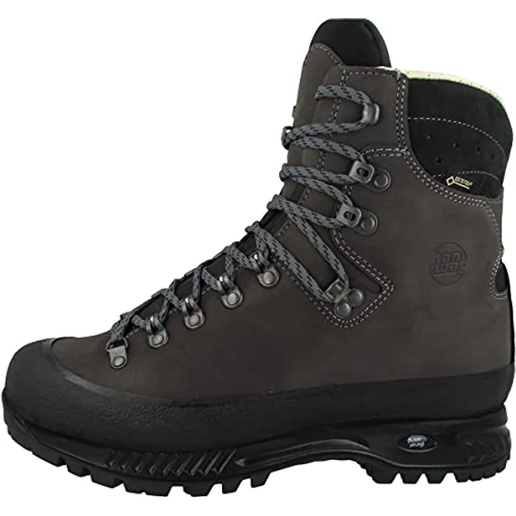 Hanwag Alaska GTX, langlebige Trekkingstiefel mit GORE-TEX Futter, Größe 44 (UK 9.5), Farbe: asphalt – Bild 1