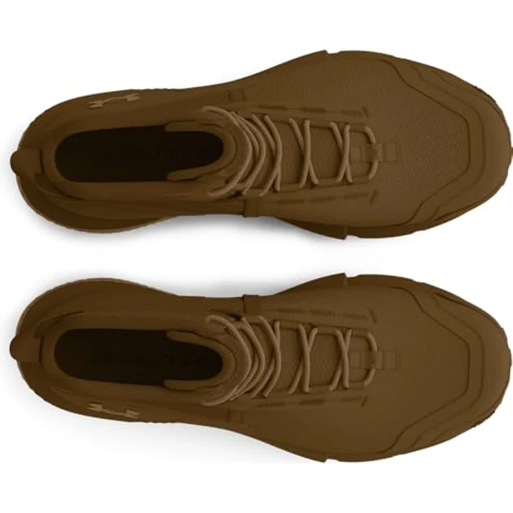 Under Armour Charged Valsetz Mid Wanderschuhe, Braun, robuste Mittelfußstütze, atmungsaktives Obermaterial, Vibram XS Trek Außensohle, EU 40 Herren – Bild 4