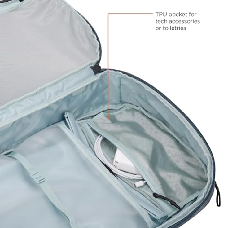 Thule Aion Wanderrucksack 52 cm, grau, 100% Polyester, 33 x 23 x 52 cm – Bild 7