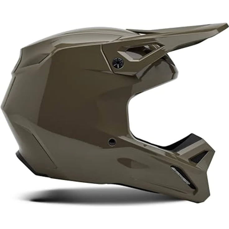 Fox Racing V1 Solid Helmet, MIPS-Motocrosshelm, Ash, XL (61 - 62 cm) mit verstellbarem Visier und optimaler Luftzirkulation – Bild 3