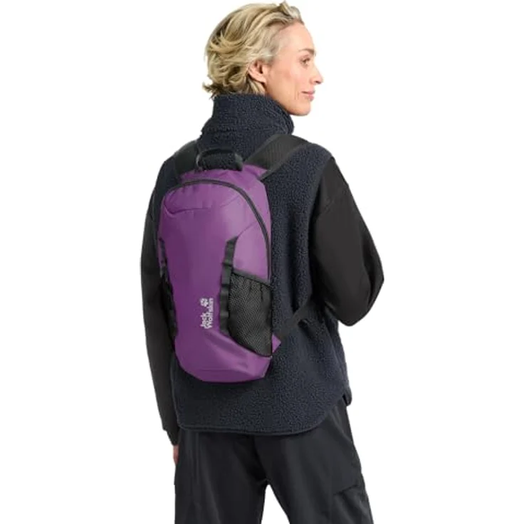 Jack Wolfskin Velocity Lite Wanderrucksack, 41 cm, lila, 100% Polyester, kompakte Größe 23.5 cm x 20 cm – Bild 4