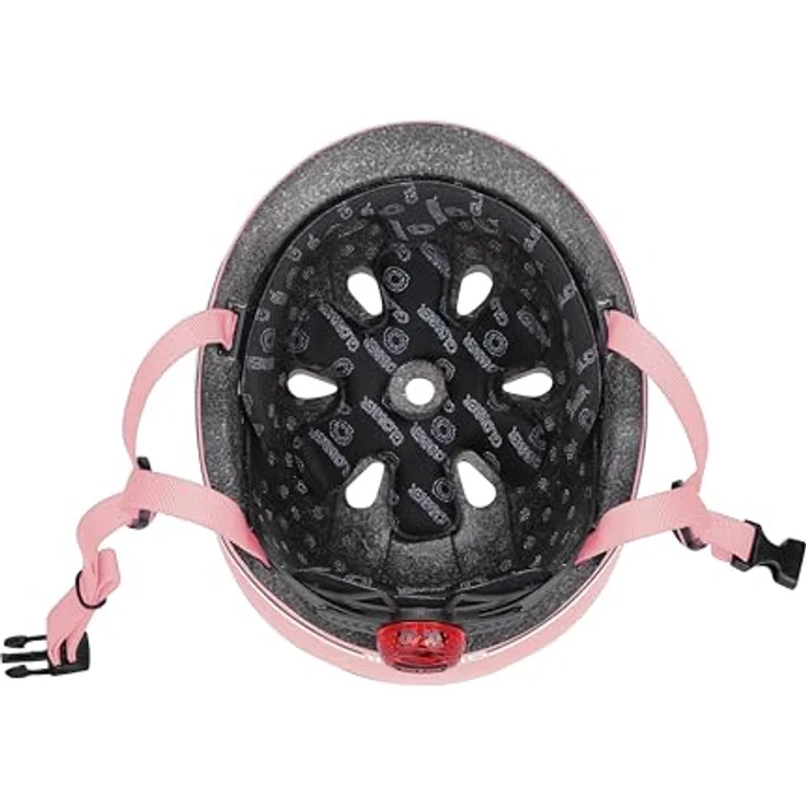 Globber Helm Go Up Lights Pastellrosa – Bild 8