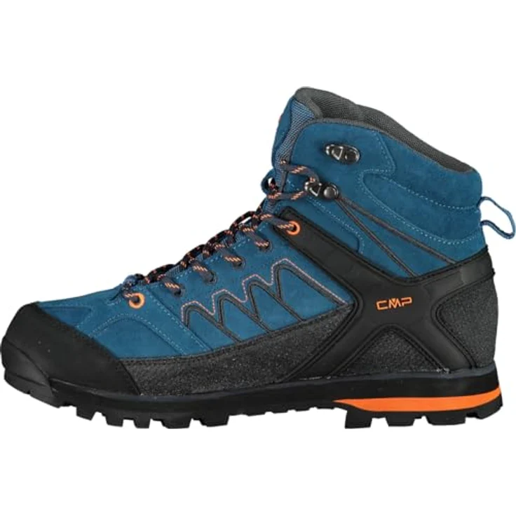 CMP Campagnolo Moon Mid WP Herren Wanderschuhe, Wasserabweisendes Obermaterial, Größe 46, Blau – Bild 3