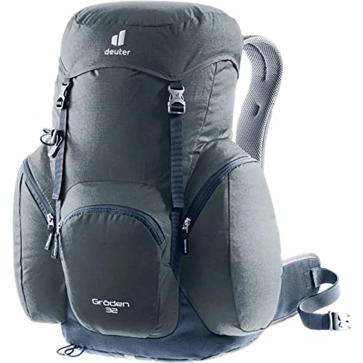 deuter Gröden 32 Classic Wanderrucksack, Aircomfort Netzrücken-System, kompakte Hüftflossen, blau – Bild 1