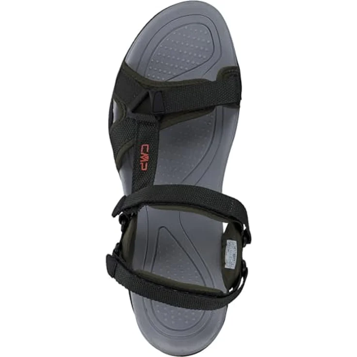 Campagnolo CMP Hamal Herren Hiking Sandale, grün, leicht, mit Klettverschluss und rutschfestem Synthetik-Fußbett, Größe 44 – Bild 6