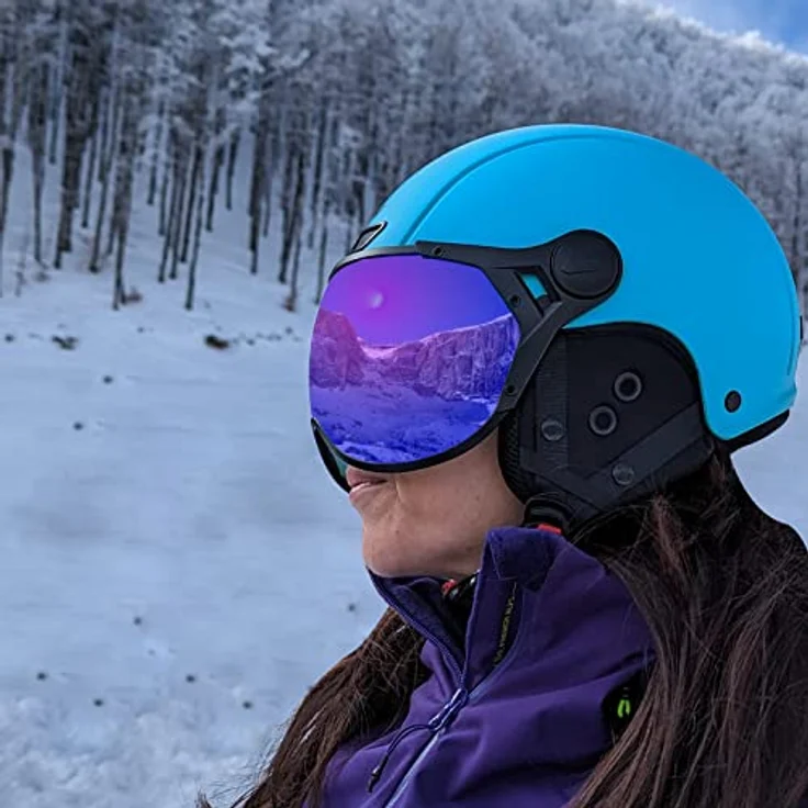 CGM Ebi Mono, Velohelm, 55 - 56 cm, leicht, mit integrierter Belüftung und reflektierenden Elementen – Bild 8