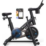MERACH Heimtrainer Fahrrad, Verbesserter LCD-Monitor, Leises Indoor  Bike, Mit App, Bis 122 KG