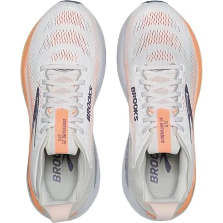 Brooks Adrenaline GTS 25, Laufschuhe für Damen mit atmungsaktivem Obermaterial, Weiß – Bild 3