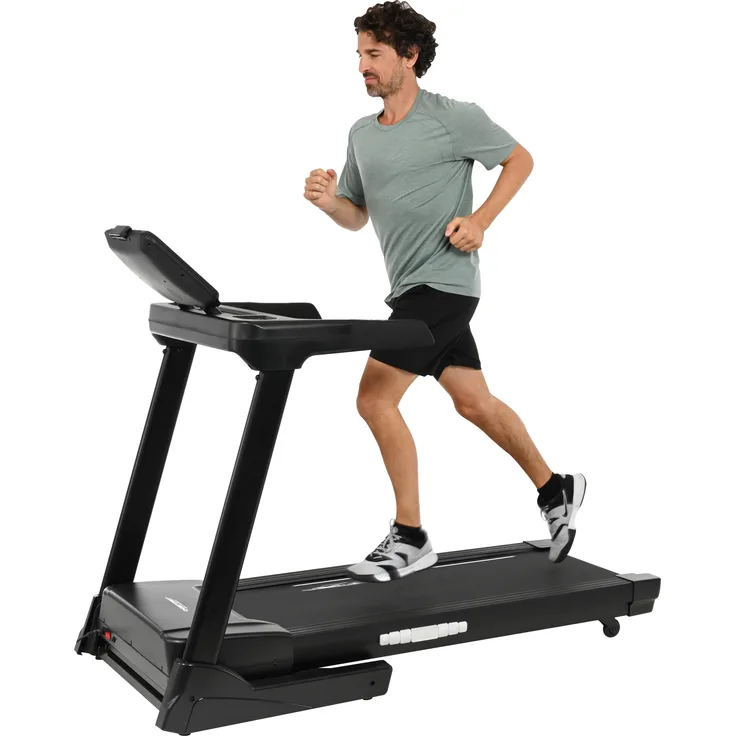 Christopeit Laufband TM 4500 S, leistungsstarkes Laufband mit Geschwindigkeit bis 20 km/h, Lauffläche 130 x 48 cm, motorisierte Steigungsverstellung und Bluetooth-Konnektivität