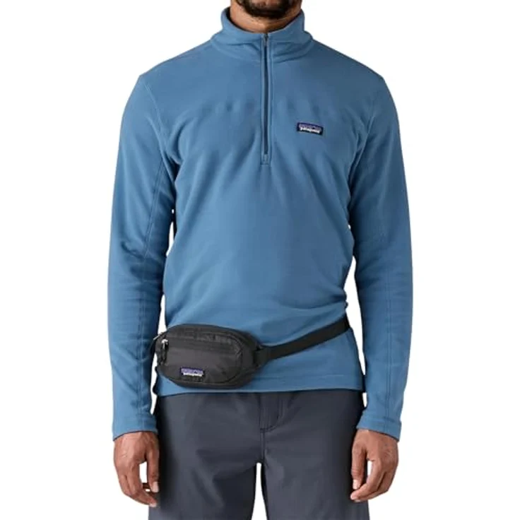 Patagonia Terravia Mini Hip Pack 49448, leichter, wetterfester Laufgürtel aus recyceltem Nylon, schwarz – Bild 4