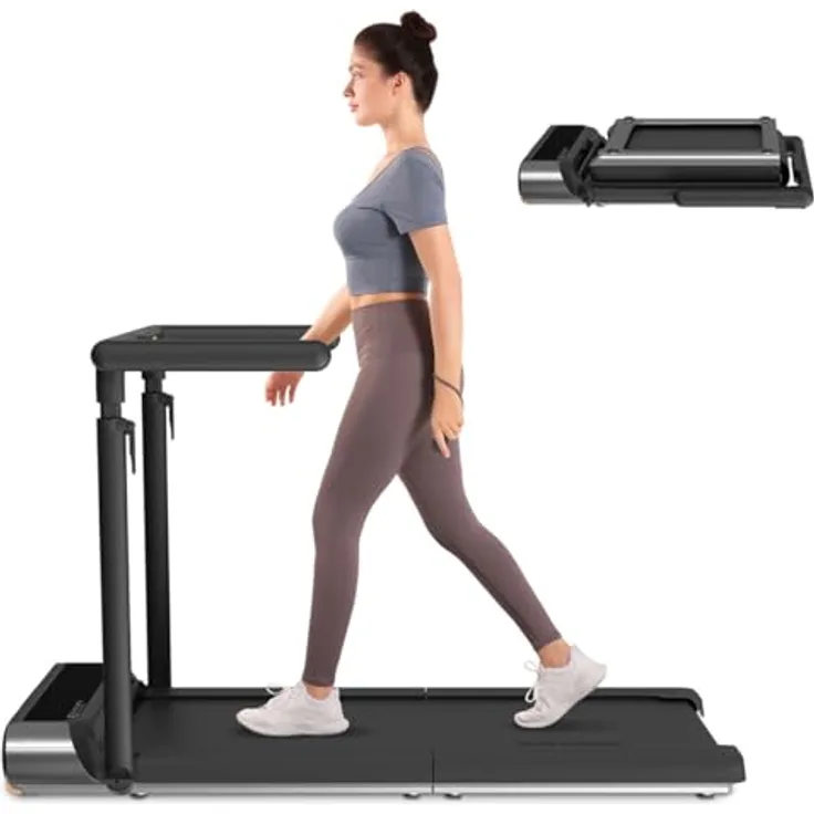 WalkingPad R3 Hybrid+, Laufband Klappbares für Zuhause 1-12km/h, Fernbedienung und LED-Anzeige, APP & Tablet Holder, Ultra-LEISER mit Doppelter Stoßdämpfung, Apple Watch Verbindung, Keine Montage - WALKINGPAD