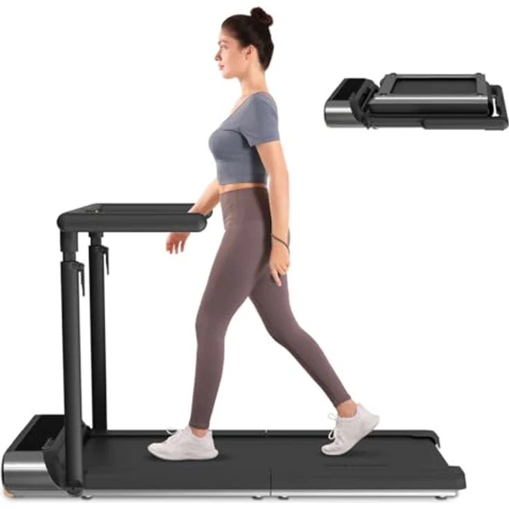 WalkingPad R3 Hybrid+, Laufband Klappbares für Zuhause 1-12km/h, Fernbedienung und LED-Anzeige, APP & Tablet Holder, Ultra-LEISER mit Doppelter Stoßdämpfung, Apple Watch Verbindung, Keine Montage - WALKINGPAD – Bild 1