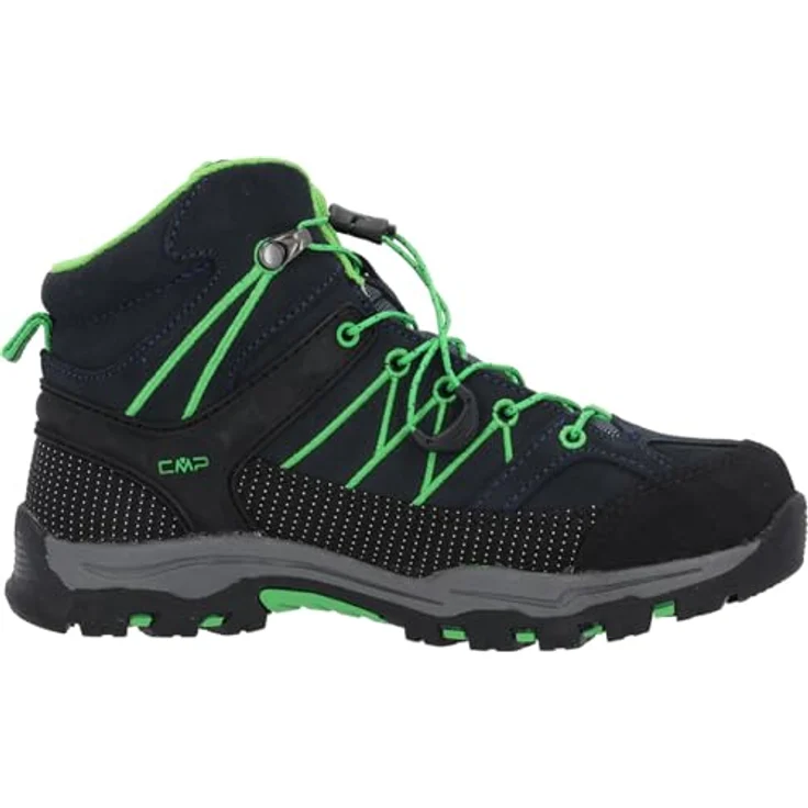CMP Rigel Kids Mid, Herren Wanderschuhe in Blau, Größe 37 EU, Leder/Textil, Schnürer, 2,5 cm Absatzhöhe – Bild 3