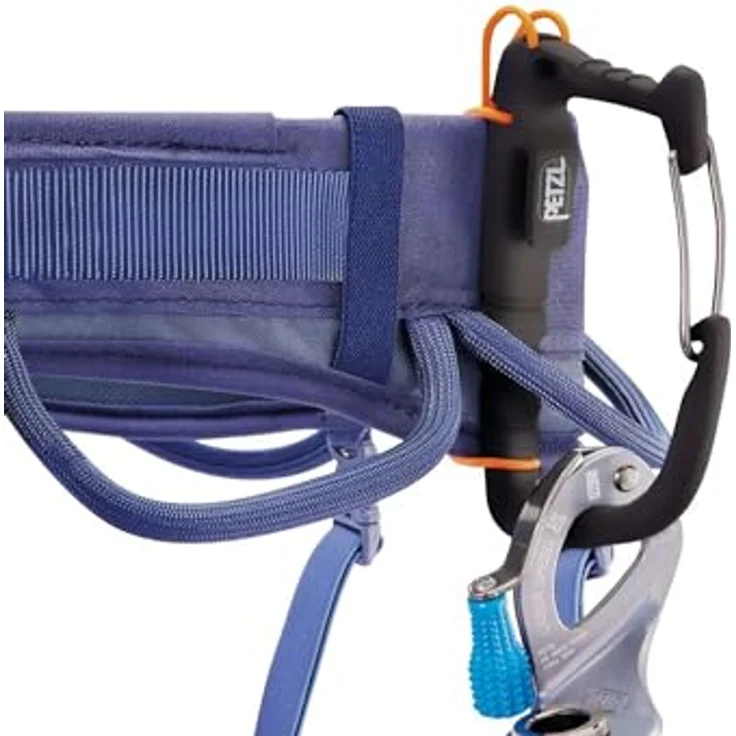 PETZL CORAX LT Unisex Klettergurt, Indigo Blue, M mit FRAME Technology, gepolsterten Beinschlaufen und recyceltem Polyester – Bild 5