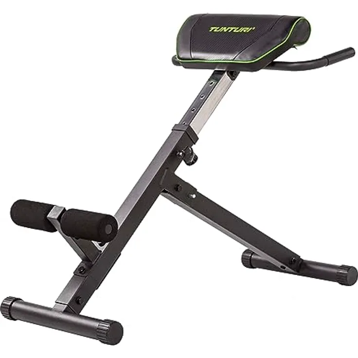 Tunturi Rückentrainer CT40, Hyperextension Bank, Verstellbarer Roman Chair mit 7 Positionen, zusammenklappbar - Preisvergleich