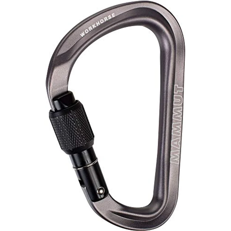 Mammut Workhorse HMS Screwgate Karabiner, 25 kN Bruchfestigkeit, robust und vielseitig – Bild 4
