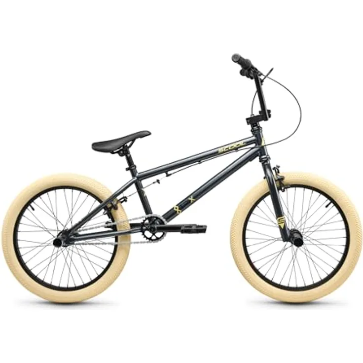 S'cool BMX-Rad XtriX 40, 20 Zoll, 1 Gang, robuster Rahmen, optimal für Tricks und Action