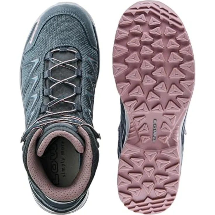 Lowa INNOX PRO GTX MID Ws, Wanderstiefel in Rosa, Größe 40.5, mit Textilobermaterial und Gummisohle – Bild 6