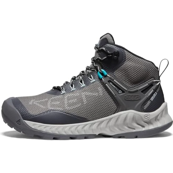 Keen W Nxis Evo Mid WP, Damen Wanderschuhe mit Komfort für Speed Hiking, Größe 38, Grau – Bild 3