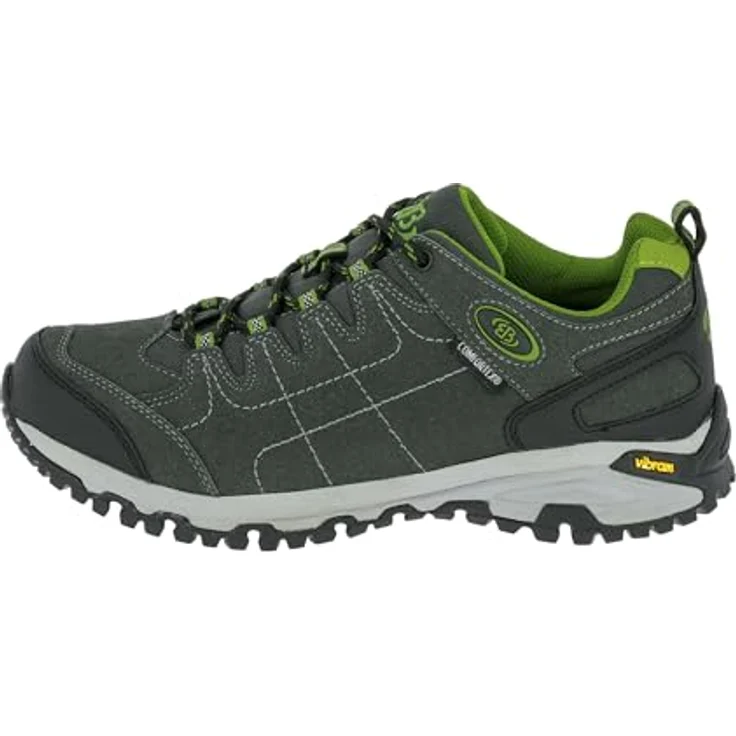 Brütting Mount Shasta Low, Herren Wanderschuhe mit herausnehmbarer Innensohle, Synthetik-Obermaterial, Grau – Bild 2