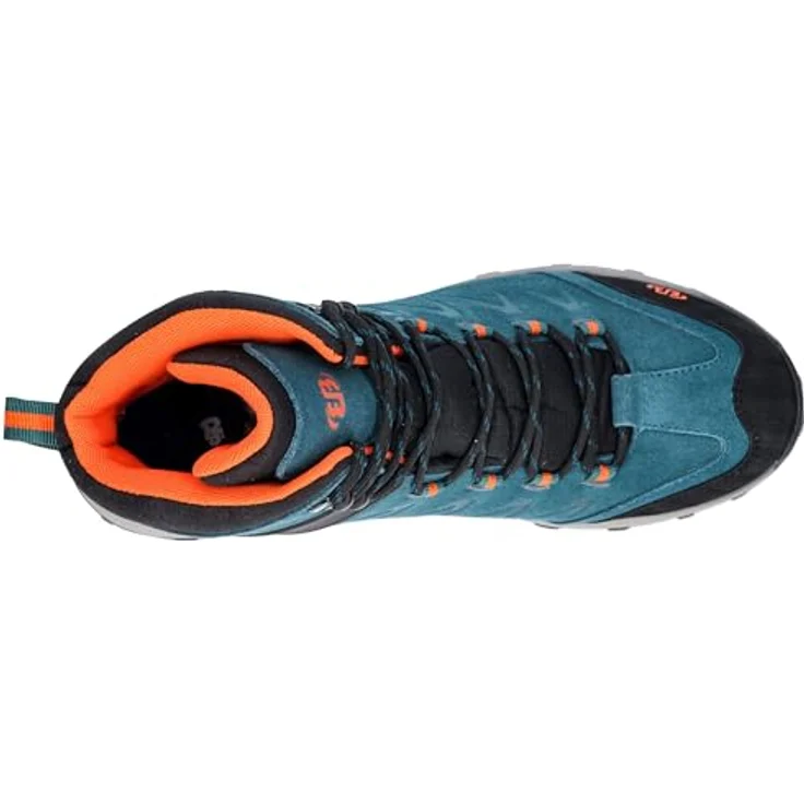 Brütting Mount Chester High, Herren Wanderschuhe aus Veloursleder mit Schnellschnürsystem, Grün, Größe 43 – Bild 5
