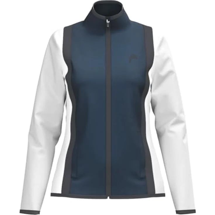 HEAD CLUB 25 Jacket Women, leichte Skijacke aus schnelltrocknender Mikrofaser, navy/white, Größe XL – Bild 1