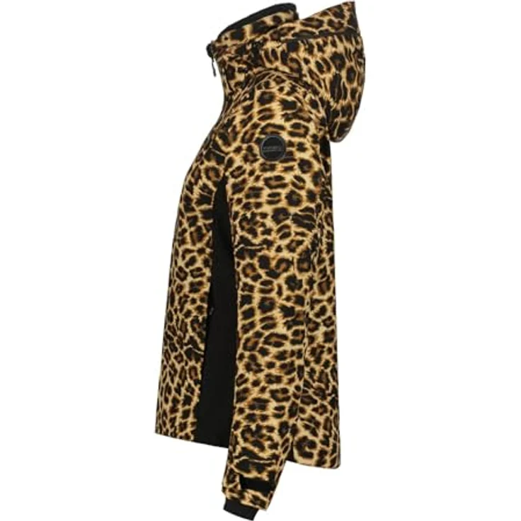 Icepeak ICEPEAK FOWLER, Damen Skijacke leoprint 36, spritzwasserfest, winddicht, atmungsaktiv, hellbraun – Bild 3
