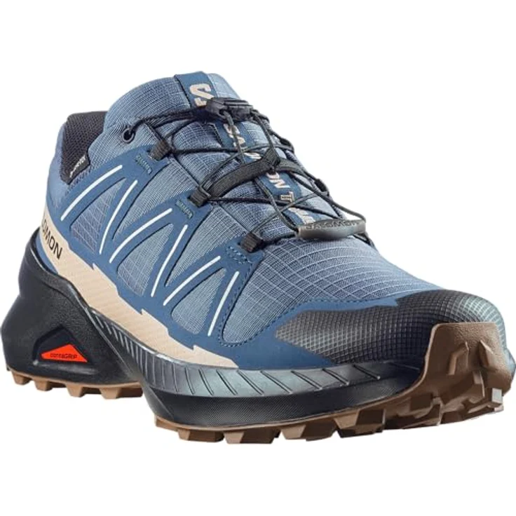 Salomon Speedcross Peak GTX 491442, Wanderschuhe in Blau, Größe EUR 44, Schnürer mit 3.5 cm Absatzhöhe – Bild 3