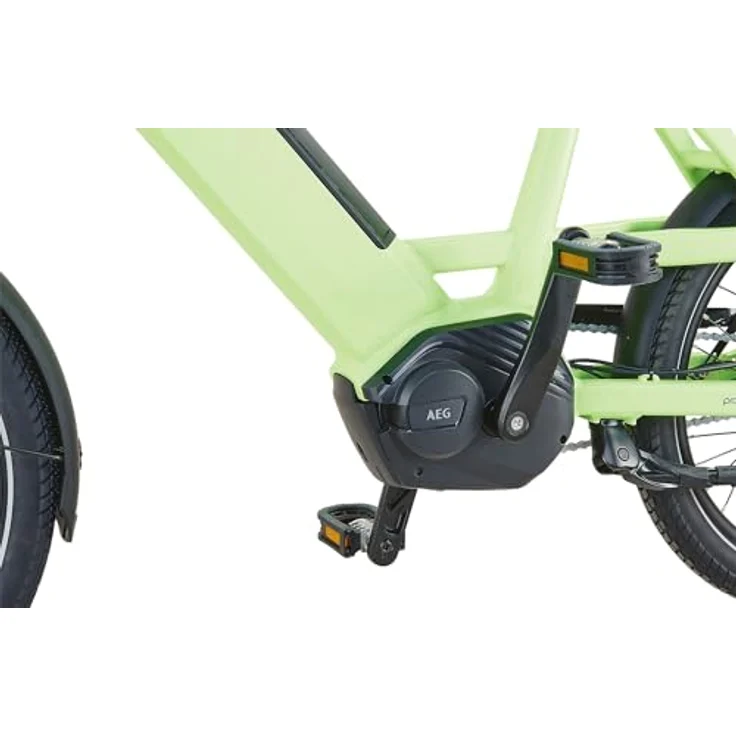 Prophete URBANICER 3.0 Urban Kompakt-E-Bike 20", AEG 250W Mittelmotor, 110 km Reichweite, Shimano 7-Gang, hydraulische Scheibenbremsen, LED-Beleuchtung, integrierter Li-Ion Akku, Grau – Bild 4