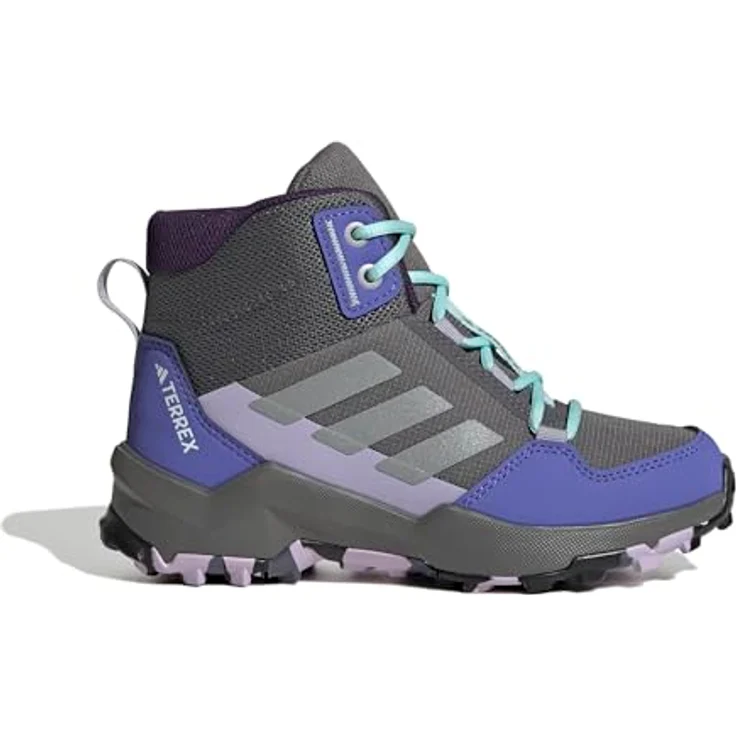 adidas TERREX TERREX AX4R MID, Wanderschuh für Kinder mit dämpfender Zwischensohle und griffiger Traxion Außensohle, Schwarz – Bild 2